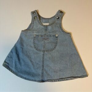 Vintage 90s Baby Guess Denim Jumper Dress